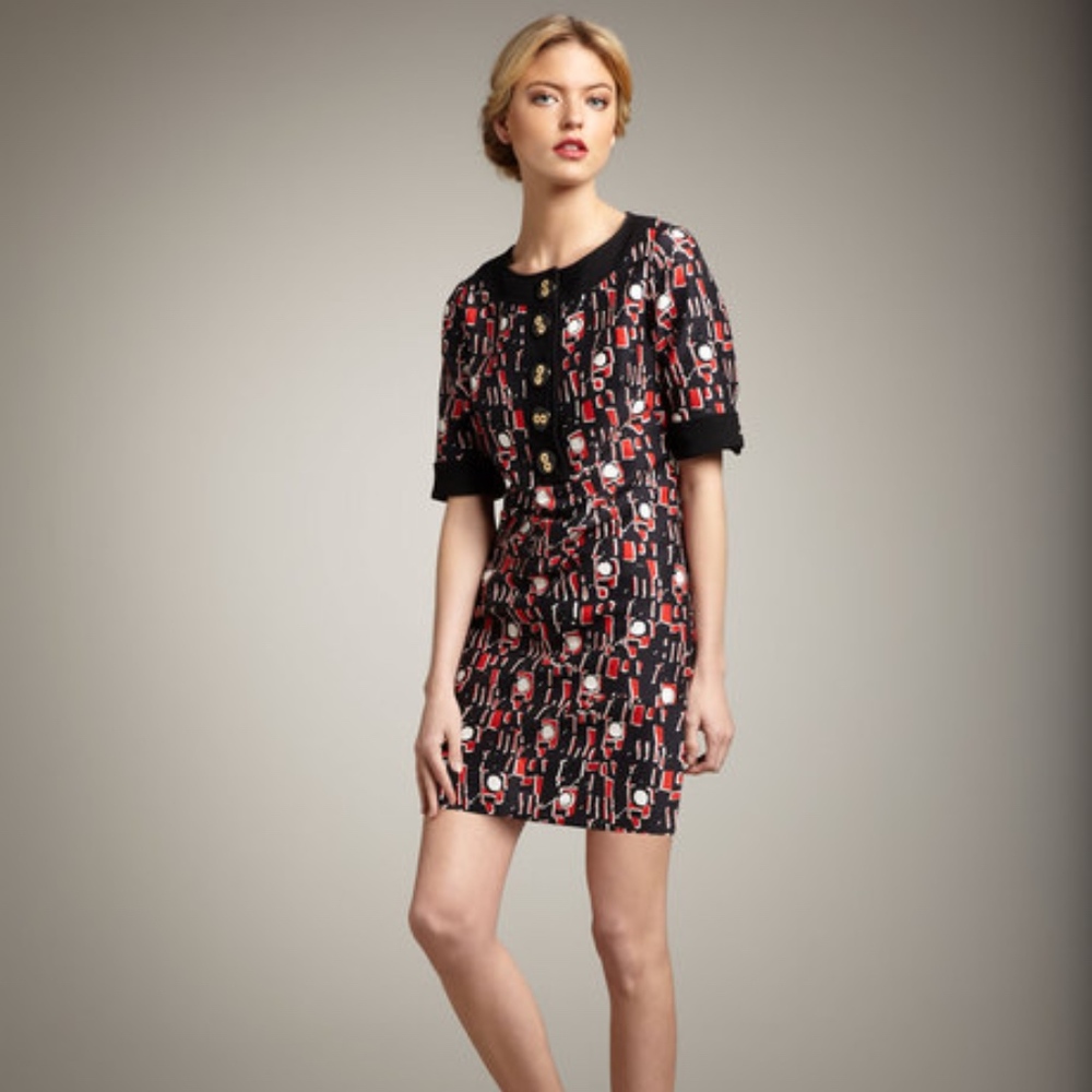 Milly Dress in PURPLE color, (Shown in Red) Size 8